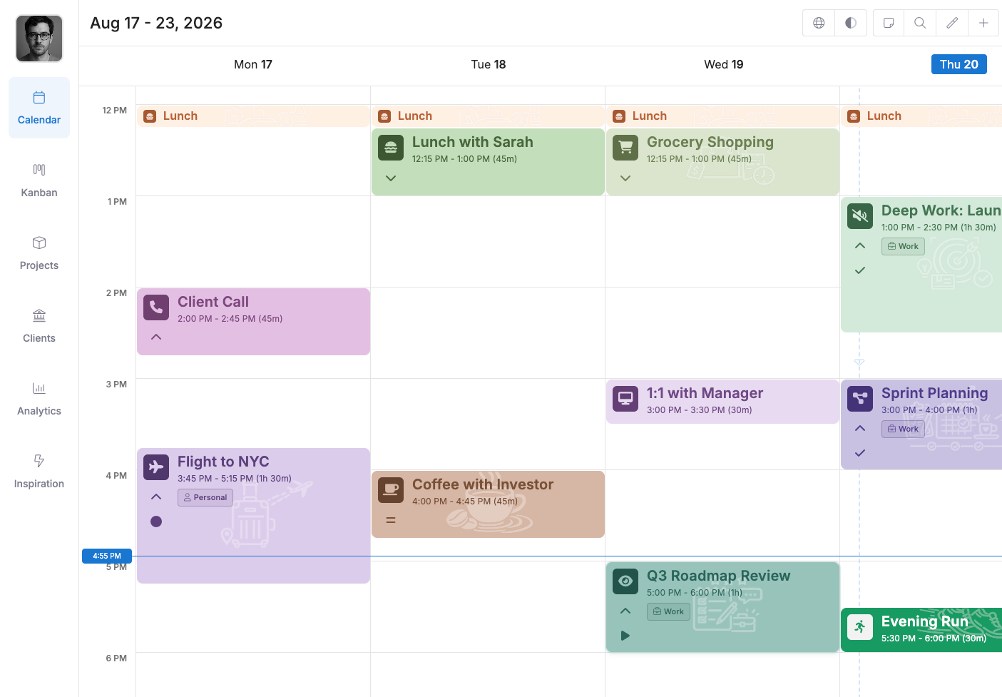 Designed so planning gets out of your way
